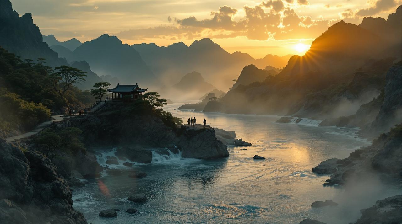 长河落日 - 快猫短视频出品